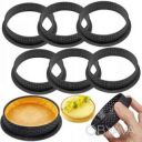 Комплект из 6 круглых форм для тартов с перфорированным краем