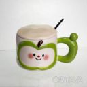 Чашка фарфоровая 400 (мл) с крышкой и ложкой