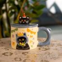 Чашка фарфоровая с крышкой Kitten's Birthday 400 (мл) подарочная кружка