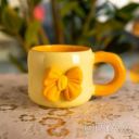 Чашка фарфоровая с магнитом Бант 400 (мл) подарочная кружка прикольная чашка