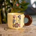 Чашка фарфоровая Labubu Brighten Your Day 400 (мл) подарочная кружка