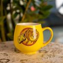 Праздничная фарфоровая чашка "Веселые Герои" 400 мл