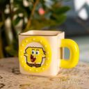 Фарфоровая чашка "Губка Боб" с магнитным декором 500 мл