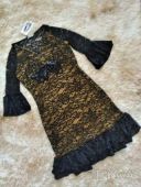 Красивое женское платье в горчичном цвете 40 44 46рр