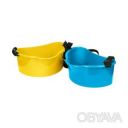 Набор из 2 корзинок пластиковых для сбора ягод с регулируемым ремнем 3.5 л