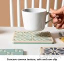 Подставка силиконовая под горячее коврик для чашки банки с декоративным