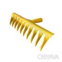 Грабли стальные завитые с 10 зубьями без черенка