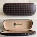 Защитный чехол-футляр для очков бежевый