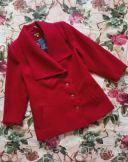 Тм Zemal Пальто женское в красном цвете