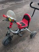 Детский трехколесный импортный велосипед с родительским контролем