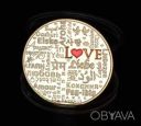 Сувенирная монета "Love"