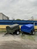 Новий причіп 150х130х40 та інші моделі причепів (завод Дніпро)