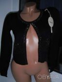 Тм Ghazm! Кашемірова кофтинка-болеро в чорному кольорі