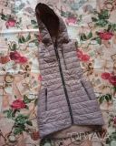 Желетка подовжена в кольорі св мокко, розмір 46