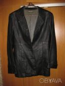 Куртка-пальто, шкіра НАТУРАЛЬНАЯ кожа, Clockhouse (Клокхаус), размер 12/L