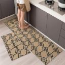 Набор ковриков для кухни и ванной 120&times;40 см и 60&times;40 см водонепроницаемые