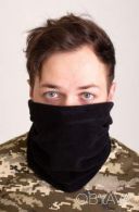 Бафф флисовый черный