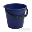 Ведро пластмассовое хозяйственное садово-огородное без крышки 10 л Синий