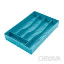 Лоток для столовых приборов с 5 отделениями пластиковый 32 &times; 22 &times; 5