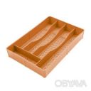 Лоток для столовых приборов с 5 отделениями пластиковый 32 &times; 22 &times; 5