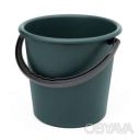 Ведро пластмассовое хозяйственное без крышки 5 л Синий