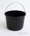 Ведро пластмассовое хозяйственное с металлической ручкой и мерной шкалой