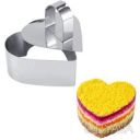 Форма кулинарная с выталкивателем в виде сердца для выкладки/вырубки муссов
