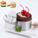 Круглая форма кольцо кулинарное с выталкивателем для выкладки/вырубки муссов