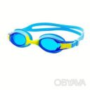 Детские плавательные очки с линзами против запотевания Жовто-блакитний