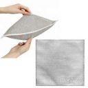 Салфетка двухслойная многоразовая металлическая с абразивной сеткой для