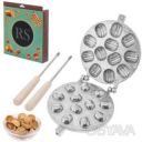 Орешница форма для выпечки орешков на 12 половинок орехов со съемными ручками