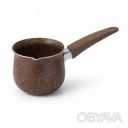 Турка для кофе с тефлоновым покрытием с мраморной крошкой 250 мл