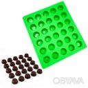 Силиконовая форма на планшете для конфет, шоколада, мини тортиков, желе