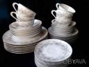 Японский фарфор (комплект посуды)