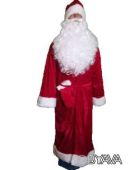 Взрослый новогодний костюм "Дед Мороз " красный