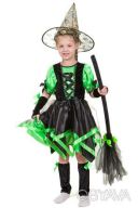 Карнавальный костюм Ведьмочка, ведьма 120-130