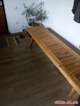 Лавка з натур. дерева