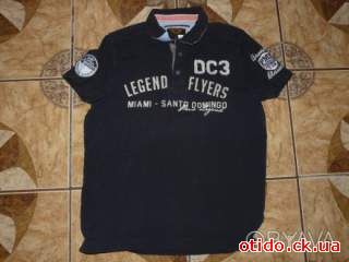 Тениска авиатор поло PME Legend чёрная 100% хлопок size L/48-50р