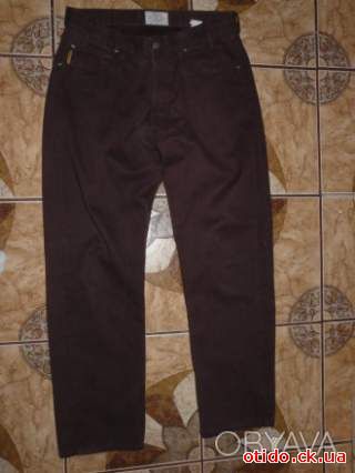 Джинсы Armani Jeans оригинал Италия size xL/50-52 коричневые 100% хлопок.