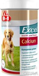 8in1 Vitality Excel Calcium -Кальциевая добавка для собак