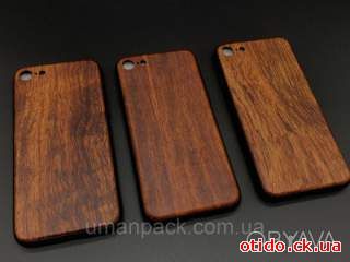 Деревянный чехол для телефона iPhone 7/8 деревянный "темная черешня" под