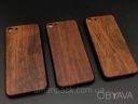 Деревянный чехол для телефона iPhone 7/8 деревянный "темная черешня" под