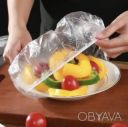 Универсальные пакеты с резинкой для хранения продуктов в холодильнике