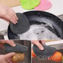 Губка мочалка прихватка для посуды силиконовая Better Sponge 4 в 1 Серый