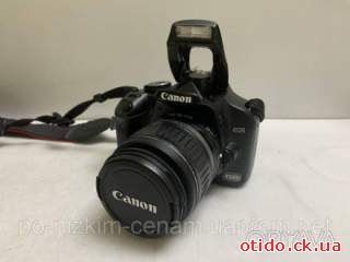 Зеркальный фотоаппарат Canon EOS 1000D Kit - 10, 2 Мп - CMOS - Идеал !