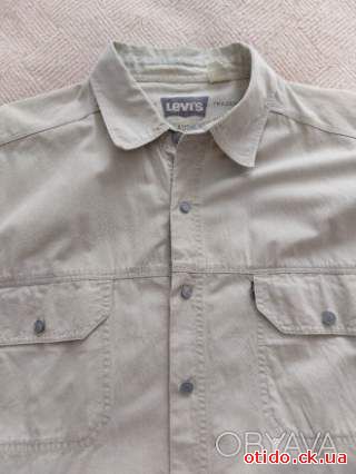 Рубашка мужская LEVIS оригинальная. XL, хлопок