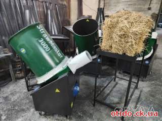 Соломорізка StrawMaster 3000 подрібнювач соломи в муку