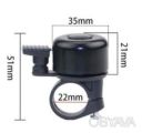 Велосипедный звонок Bicycle bell black 10штук
