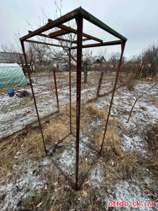 Кабина для летнего душа металлическая