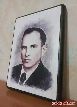 Портрет Степана Бандери, Патріотична картина.